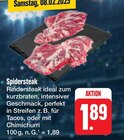 Aktuelles Spidersteak Angebot bei E center in Würzburg ab 1,89 €