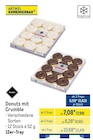 Donuts mit Crumble von Rioba im aktuellen METRO Prospekt für 7,58 €