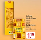 Minis Choco oder Butterkeks Angebote von Leibniz bei Rossmann Gronau für 1,19 €