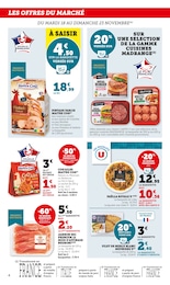 Prix et réduction Viande dans le prospectus U Express en cours Offre Viande dans le catalogue U Express du moment à la page 4
