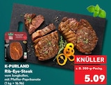 Rib-Eye-Steak Angebote von K-PURLAND bei Kaufland Neunkirchen für 5,09 €