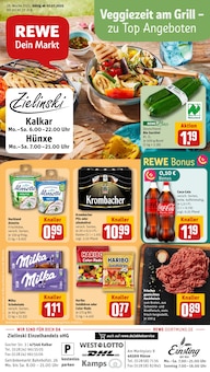 REWE Prospekt Hünxe "Dein Markt" mit 31 Seiten