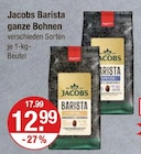 Barista ganze Bohnen von Jacobs im aktuellen V-Markt Prospekt für 12,99 €