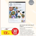 Set peinture sur galet - Simply en promo chez Intermarché Fontenay-sous-Bois à 13,23 €