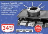Raclette mit Fondue RG-124930 im Angebot bei GLOBUS in Siegen Raclette mit Fondue RG-124930 Angebote von Emerio bei GLOBUS Siegen für 34,99 €