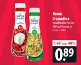 Cremfine zum Aufschlagen Angebote von Rama bei famila Nordost Langenhagen für 0,89 €