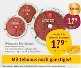 Bio-Salami von Wiltmann im aktuellen tegut Prospekt für 1,79 €