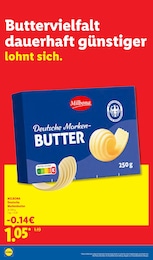 Butter im Lidl Prospekt Der Preisführer macht Deutschland dauerhaft günstiger! auf S. 8