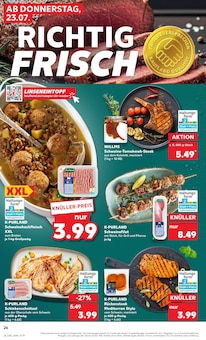 Steak im Kaufland Prospekt "Hier bin ich richtig" mit 56 Seiten (Regensburg)