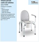 Chaise percée cadre de toilettes en promo chez Technicien de Santé Lorient à 129,62 €