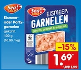 Eismeer- oder Party-Garnelen von Sea Gold im aktuellen Netto Marken-Discount Prospekt für 1,69 €