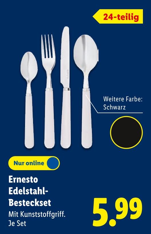 Edelstahl-Besteckset