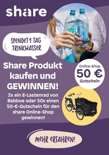 Aktueller share Lauchhammer Prospekt "Share Produkt kaufen und gewinnen!" mit 1 Seite