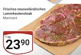 Aktuelle Steak Angebote bei GLOBUS in Jena Aktuelles Frisches neuseeländisches Lammkeulensteak Angebot bei GLOBUS in Jena ab 23,90 €