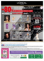 Prix et réduction L'Oréal dans le prospectus Carrefour Proximité en cours Offre L'Oréal dans le catalogue Carrefour Proximité du moment à la page 35
