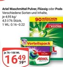 Aktuelles Waschmittel Pulver, Flüssig oder Pods Angebot bei GLOBUS in Offenbach (Main) ab 16,49 €