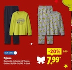 Pyjama für 7,99 € bei Lidl im Angebot Pyjama im aktuellen Lidl Prospekt