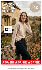 Promos Pull Femme dans le catalogue "Tex" de Carrefour à la page 3 Promos Pull Femme dans le catalogue "Tex" de Carrefour à la page 3