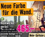 Aktuelles Heimwerkergerüst Angebot bei Hornbach in Jena ab 169,00 €
