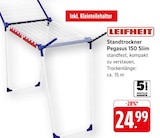 Aktuelle Wäscheständer Angebote bei EDEKA in Offenbach (Main) Aktuelles Standtrockner Pegasus 150 Slim Angebot bei EDEKA in Offenbach (Main) ab 24,99 €
