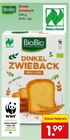 Aktuelles Dinkel-Zwieback Angebot bei Netto Marken-Discount in Saarbrücken ab 1,99 €