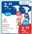 Reiniger von Sagrotan für 2,29 € bei budni im Angebot Reiniger von Sagrotan im aktuellen budni Prospekt