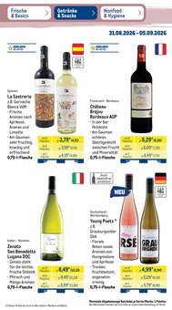 Wein im aktuellen METRO Prospekt (Duisburg) Wein im METRO Prospekt "Wochenangebote - Getränke & Snacks" mit 53 Seiten (Duisburg)