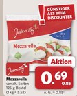 Aktuelles Mozzarella Angebot bei combi in Bielefeld ab 0,69 €