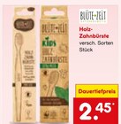 Holz-Zahnbürste im Angebot bei Netto Marken-Discount in Borken Holz-Zahnbürste Angebote von BLÜTE-ZEIT bei Netto Marken-Discount Borken für 2,45 €