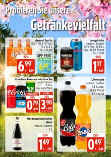 Coca Cola im EDEKA Prospekt "Top Angebote" mit 28 Seiten (Seevetal)