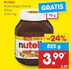 Nuss-Nugat-Creme im Angebot bei Netto Marken-Discount in Lemgo Nuss-Nugat-Creme Angebote von Nutella bei Netto Marken-Discount Lemgo für 3,99 €