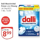 Waschmittel Pulver Angebote von Dalli bei GLOBUS Rüsselsheim für 8,99 €