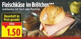 Fleischkäse im Brötchen bei E center im Prospekt "" für 1,50 €