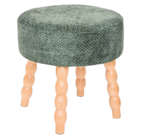 Tabouret d'appoint Spolo chenille en promo chez Maxi Bazar Tabouret d'appoint Spolo chenille dans le catalogue Maxi Bazar