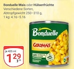 Mais im Angebot bei GLOBUS in Halle Mais Angebote von Bonduelle bei GLOBUS Halle für 1,29 €