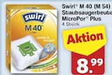 M 40 (M 54) Staubsaugerbeutel MicroPor Plus von Swirl für 8,99 € bei famila Nordwest im Angebot M 40 (M 54) Staubsaugerbeutel MicroPor Plus von Swirl im aktuellen famila Nordwest Prospekt