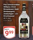 Schwarzwälder Williams Christ Birnenbrand Angebote von Fies bei GLOBUS Saarbrücken für 9,99 €