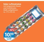 V-Markt Burgau - Solar-Luftmatratze Angebot im Prospekt Solar-Luftmatratze bei V-Markt im Burgau Prospekt für 10,99 €