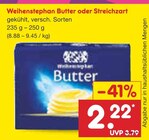 Butter oder Streichzart von Weihenstephan im aktuellen Netto Marken-Discount Prospekt für 2,22 €