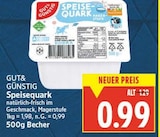 Speisequark von Gut & Günstig im aktuellen E center Prospekt für 0,99 €