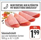 nah und gut Sehmatal-Cranzahl - Salamiaufschnitt Angebot im Prospekt Salamiaufschnitt bei nah und gut im Sehmatal-Cranzahl Prospekt für 1,99 €