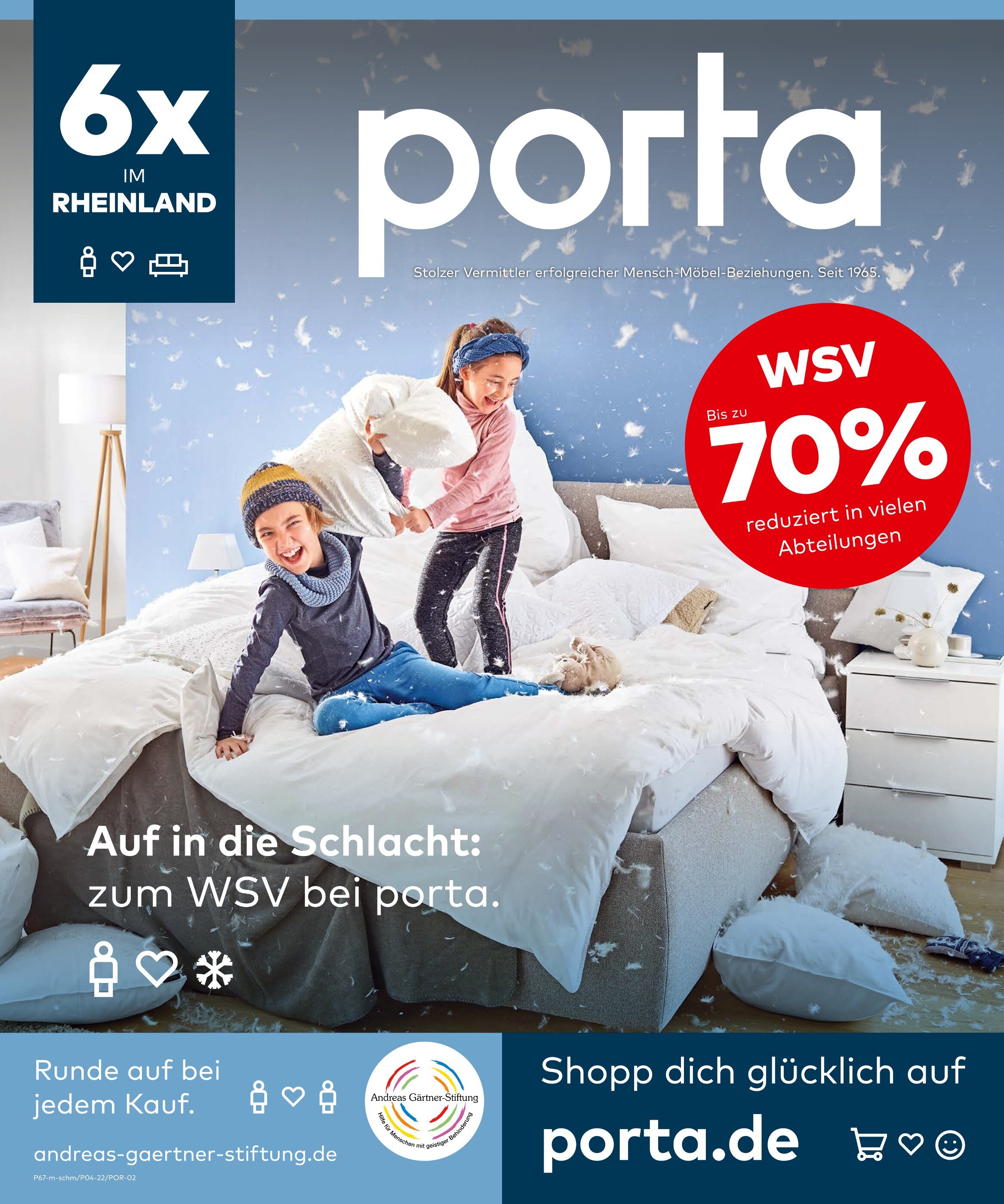 porta Möbel Prospekt für Düren mit 12 Seiten porta Möbel Prospekt für Düren: "Auf in die Schlacht: zum WSV bei porta.", 12 Seiten, 10.01.2022 - 30.01.2022