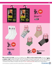 Promos Lingerie Femme dans le catalogue "Vague de fraîcheur sur votre budget" de E.Leclerc Lingerie Femme en promo dans le catalogue E.Leclerc à la page 23