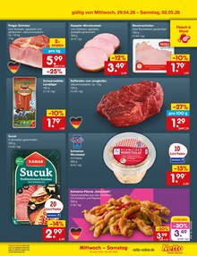 Wurst im Netto Marken-Discount Prospekt "Aktuelle Angebote" mit 69 Seiten (Karlsruhe)