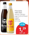 fritz-kola im aktuellen budni Prospekt