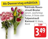 Fairtrade Rosenstrauß Bicolor Angebote bei E center Pirmasens für 3,49 €