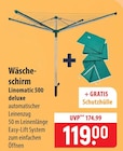 Leifheit Wäscheschirm Linomatic 500 deluxe im Angebot bei famila Nordost in Pinneberg Leifheit Wäscheschirm Linomatic 500 deluxe Angebote bei famila Nordost Pinneberg für 119,00 €