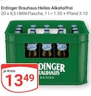 Brauhause Helles Alkoholfrei Angebote von Erdinger bei GLOBUS Braunschweig für 13,49 €