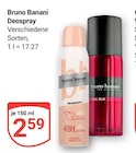 Deospray Woman im Angebot bei GLOBUS in Mannheim Deospray Woman Angebote von Bruno Banani bei GLOBUS Mannheim für 2,59 €