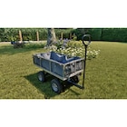 Chariot de jardin multi usages à bascule - CARREFOUR en promo chez Carrefour Chariot de jardin multi usages à bascule - CARREFOUR dans le catalogue Carrefour